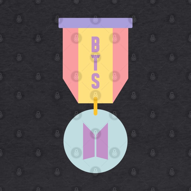 BTS pastel medal by Oricca